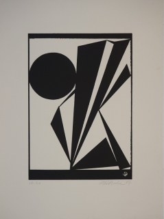 Konstruktive Komposition mit Kugel I (Nitzsche Dietrich)