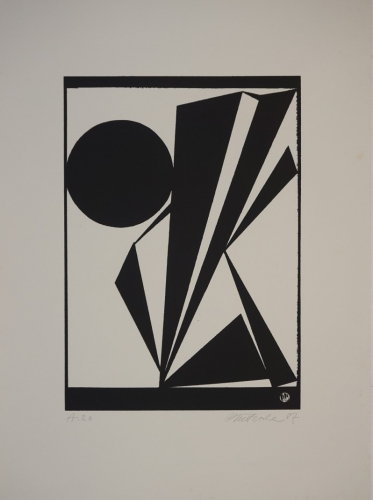 Konstruktive Komposition mit Kugel I (Nitzsche Dietrich)