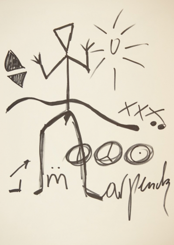 Bl.1 o.T.  Zeichnung (Penck A.R.)