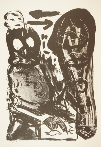 Bleiben wir sitzen auf unserem Bewußtsein (Penck A.R.)
