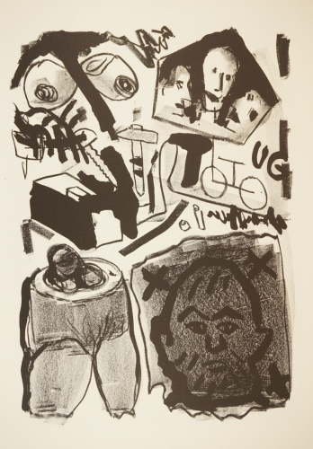 Und Stalin soll mich holen wenn ich weiß (Penck A.R.)
