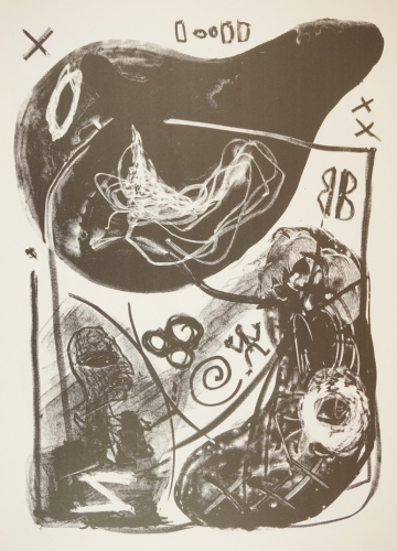 Dublette  In Dresden auf der Brücke … (Penck A.R.)