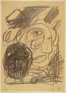o.T. (Kopf) (Penck A.R.)