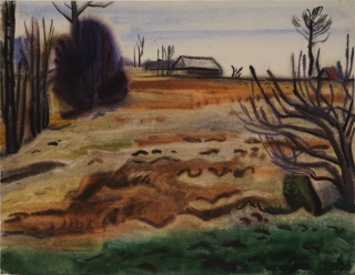 Landschaft im Januar (Querner Curt)