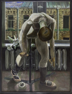 o.T. Puppe vor Fenster (Richter Günter)