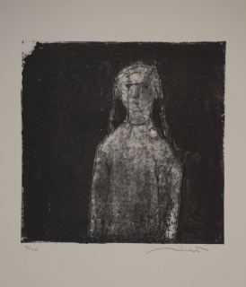 o.T. Mädchen mit Zöpfen (Richter Hans Theo)