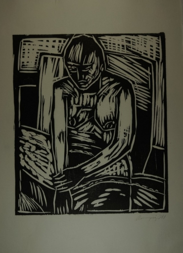 Bl.8  Sitzender Akt (Roenspieß Klaus)