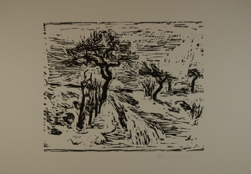 Bl.1 Feldweg im Winter (Rudolph Wilhelm)