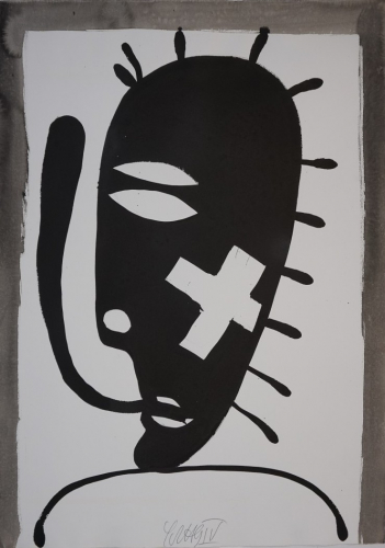 o.T. Kopf IV (Scheuerecker Hans)