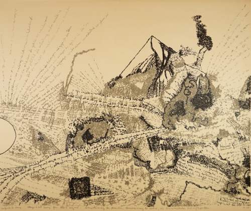 Allegorischer Essay für Albert Wigand-... (Claus Carlfriedrich)