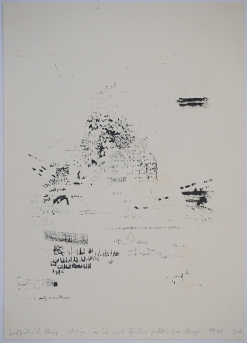 Notiz:Es ist noch früher politischer Morgen (Claus Carlfriedrich)