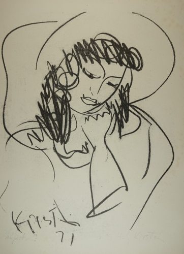 Junge Frau   Bl.8 (Schmidt-Kirstein Helmut)