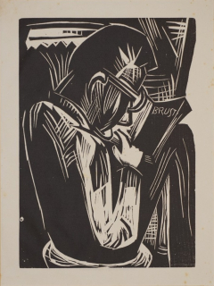 Lesender Mann (Schmidt-Rottluff Karl)