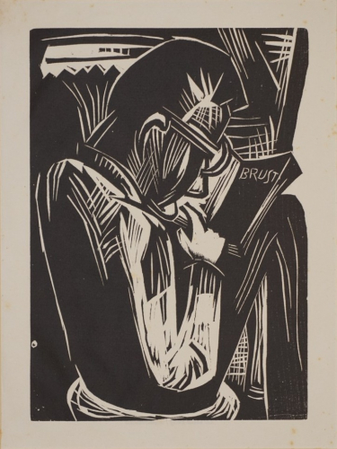 Lesender Mann (Schmidt-Rottluff Karl)