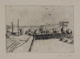 o.T. Landschaft (Schnürpel Peter)