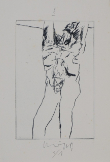 o.T. Bl. 6 aus Grafische Etüden (Schnürpel Peter)