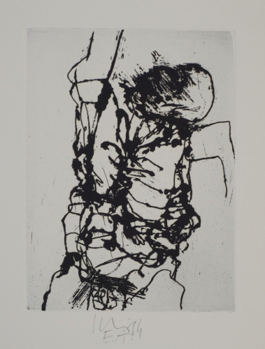 o.T. Bl.1 Figuren  (Schnürpel Peter)