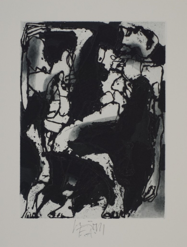 o.T. Bl.3 Figuren  (Schnürpel Peter)