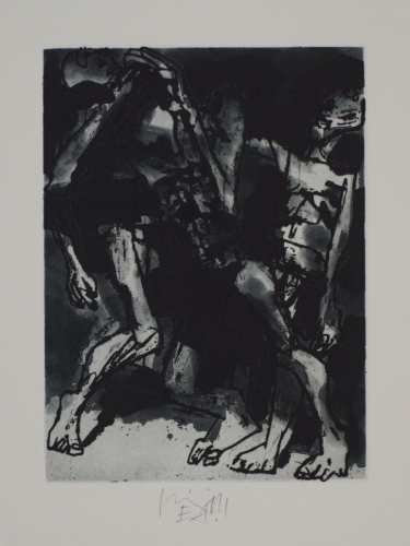 o.T. Bl.4 Figuren  (Schnürpel Peter)