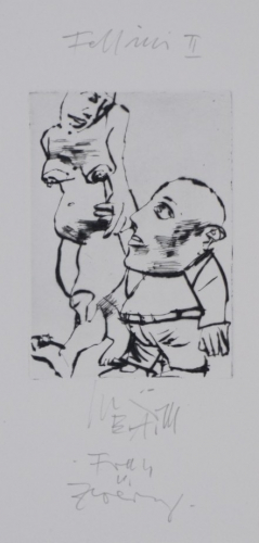 Fellini II - Frau mit Zwerg (Schnürpel Peter)