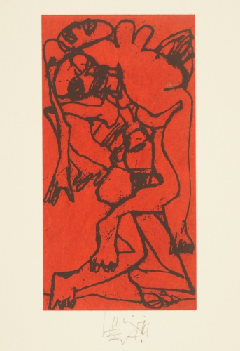 Bl. 4. o.T. (Black Dances)  (Schnürpel Peter)