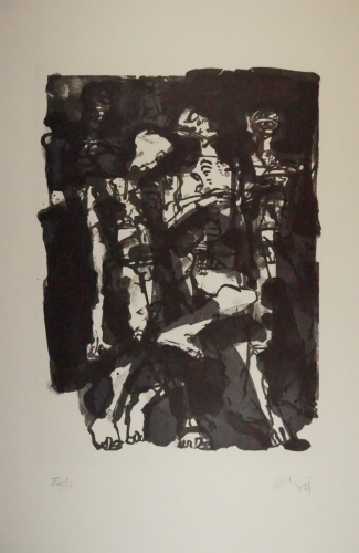 Bl.11 Gruppe mit Stürzendem 4.Fass. (Schnürpel Peter)