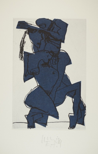 Bl.6 mit blauem Papier (Schnürpel Peter)