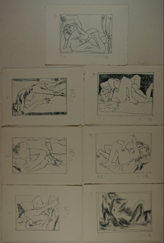 55 grafische Etüden (Schnürpel Peter)