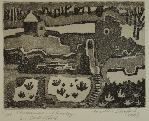 Bl.16 Klosterruine auf Horedoya im Oslofjord (Schöfbeck Anneliese)