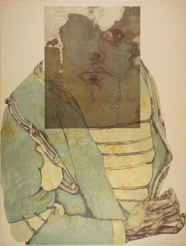 Selbst in einem alten Spiegel - Hommage á A.Dürer (Schwarz Reiner)