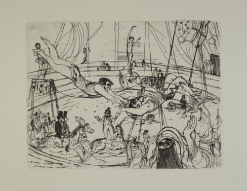 Bl.12 Zirkus - In der Manege (Schwimmer Max)
