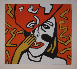 Die Raucherin (Smy Wolfgang)