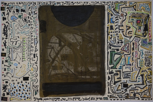 o.T. (Abstrakte Komposition) (Strawalde)