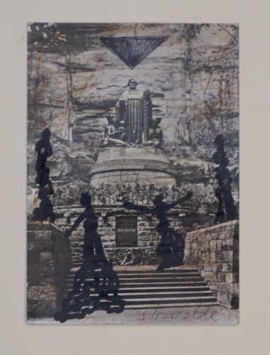 Kleines Triptychon  Wagner Denkmal (Strawalde)