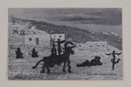 Kleines Triptychon Ghost Town Carbou Colorado (Strawalde)