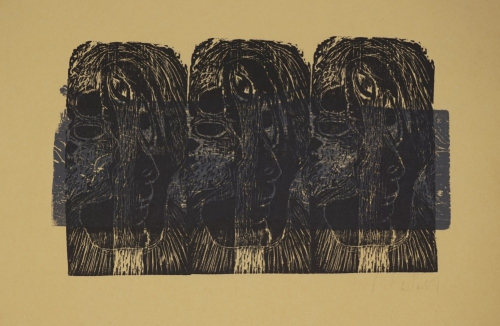 o.T. Drei Köpfe (Tarlatt Ulrich)