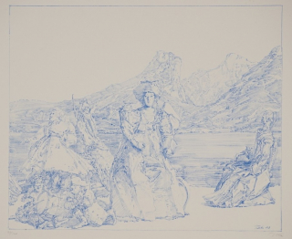 Figuren am Wolfgangsee (Tübke Werner)