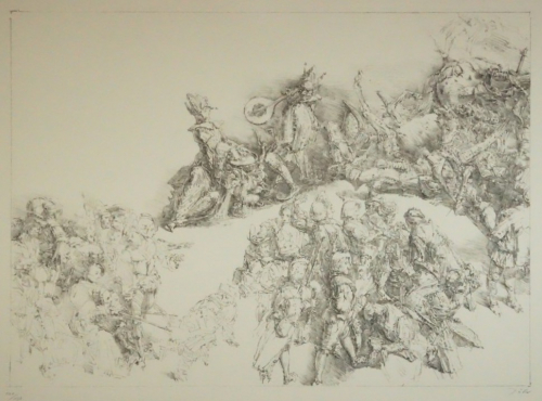 Bl.4 Pilatur und Narr  (Tübke Werner)