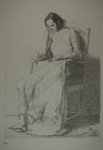 Bl.5 Bildnis Brigitte (Tübke Werner)