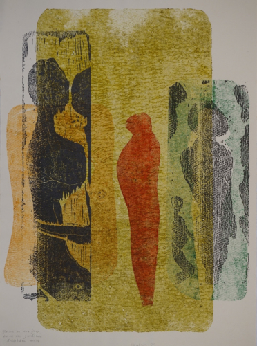 Glossen um eine Figur, die ich das gesichtlose Mekönkchen nenne (Altenbourg Gerhard)