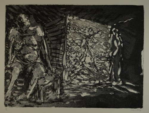 Bl. 7 o.T. Strandszene  (Vent Hans)