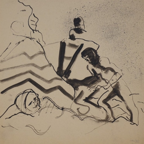 o.T. (Figurenstudie) (Vent Hans)