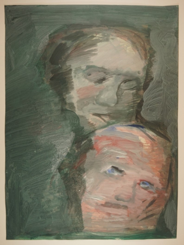 o.T. (Zwei Köpfe) (Vent Hans)