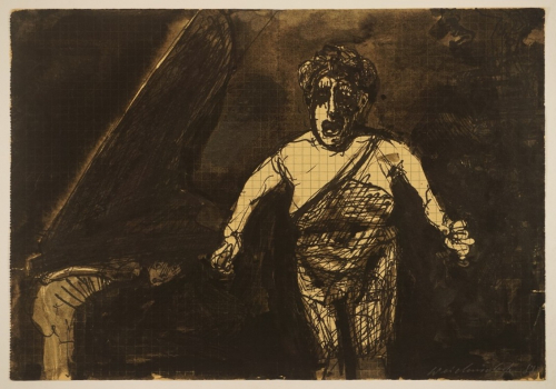 o.T. (Sängerin vor Klavier) (Weidensdorfer Claus)
