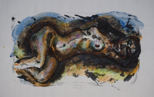 o.T. (Liegender Akt) (Wenzel Jürgen)