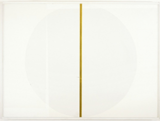 o.T. Konkrete Tafel (Weißer Kreis) (Werdin Susanne)