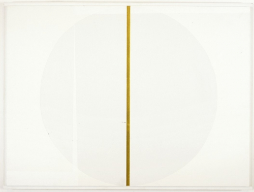 o.T. Konkrete Tafel (Weißer Kreis) (Werdin Susanne)