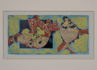o.T. (Fisch und Vogel) (Wigand Albert)
