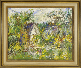 Sommerlandschaft mit Haus (Dietz Erich)