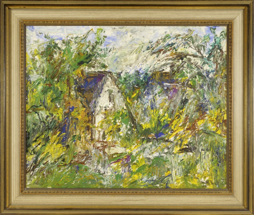 Sommerlandschaft mit Haus (Dietz Erich)